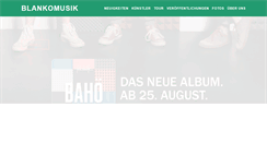 Desktop Screenshot of blankomusik.de